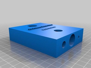 3d printer hole test-use no supports printing test 3d print model - Mito3D