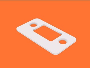 porta espaçador de 1,5 mm do agregado familiar moldura da 3d print model - Mito3D