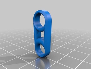 clé cintre de l'organisation impression rapide un trousseau clés détenteur la simple petite 3d print model - Mito3D