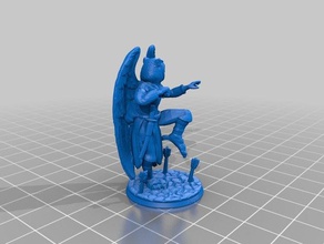 búho monje fijo hobby meshmixer 3d print model - Mito3D