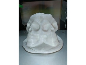 deux-fait face crâne heureux accident les créatures 3d print model - Mito3D