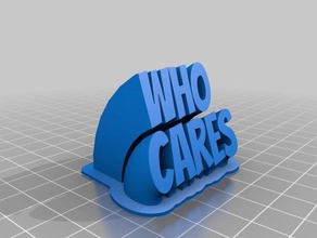 cares office customized 3d print model - Mito3D