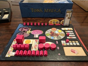 terra mystica-Fraktion board Halter tray Spielzeug & game Zubehör mystica 3d print model - Mito3D