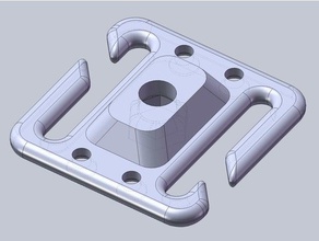 molle belt clip parts bolt camera mount gear tactical 3d print model - Mito3D