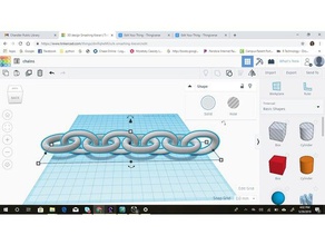8 links chain 3d printing 3d print model - Mito3D