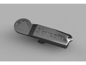 skycoin bottle-opener & shopping-cart-chip household bottle opener keychain shopping cart coin trolley 3d print model - Mito3D