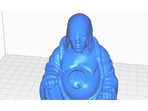 conner buddha w logo assassins creed bust connor remix statue 3d print model - Mito3D