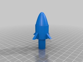 la fusée L'impression 3d 3d print model - Mito3D