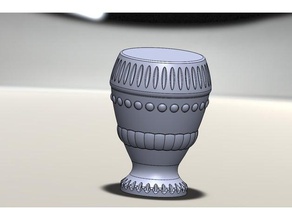 vase 01 & 02 household 3d print model - Mito3D