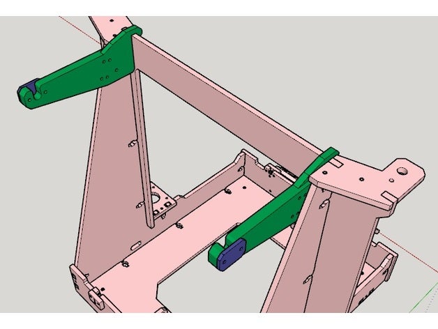 filament Halter graber i3 3d Drucker Zubehör 3D print model - Mito3D