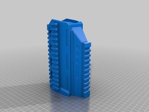 nerf longshot front barrel attachment sport & outdoors 3d print model - Mito3D
