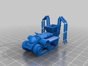 28mm scifi gizmo 3 toy & game accessories vehicle 3d print model - Mito3D