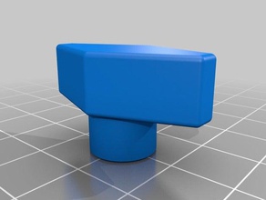 knob - 1 4-20 threads parts 3d print model - Mito3D
