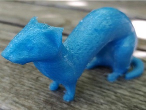 furão animais bonito engraçado 3d print model - Mito3D