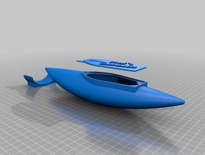 kayak piggybank i veicoli 3d print model - Mito3D