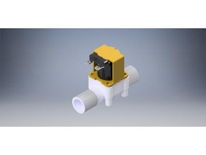 smart solenoid valve outdoor & garden electric water pump 3d print model - Mito3D