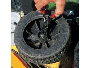 tondeuse black et decker gr450 roue avant verser la pièces 3d print model - Mito3D
