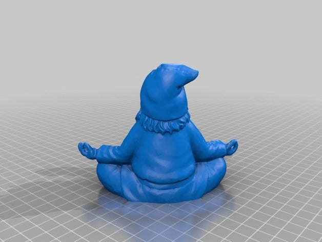 cattivo zen gnome arredamento 3D print model - Mito3D