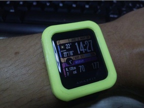 amazfit bip tampa thicc esporte & ao ar livre caso o smartwatch 3d print model - Mito3D