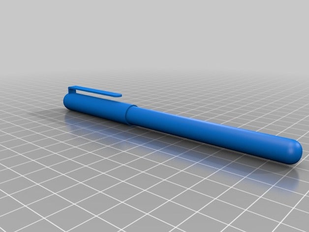 pilot pen Modelle autodesk inventor Kugelschreiber design Erfinder Stift 3D print model - Mito3D
