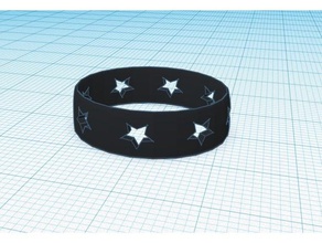 star de l'anneau les anneaux 3d print model - Mito3D