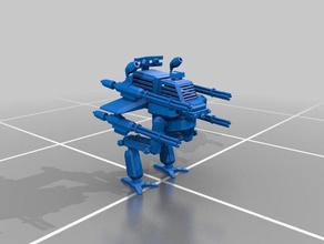 mach-f robô robótica 3d print model - Mito3D