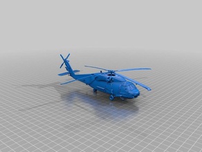 seahawk helicóptero r c vehículos 3d print model - Mito3D