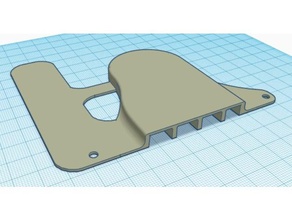 a10m fan frame gap cover 3d printer parts 3d print model - Mito3D