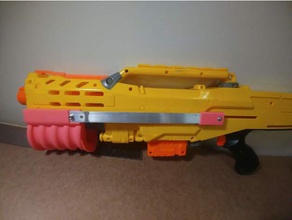 doomshot pumpgrip passe-temps longshot nerf longhot nerfgun mod stryfe de la pompe l'action à poignée 3d print model - Mito3D