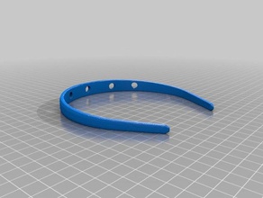infinity-Stirnband - Zubehör Stirnband snapfit 3d print model - Mito3D