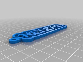 helene Schlüsselanhänger kundengebundene 3d print model - Mito3D
