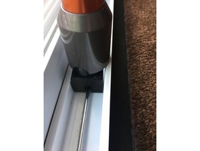 porta de correr faixa vácuo anexo cozinha e sala jantar limpeza dyson aspirador 3d print model - Mito3D