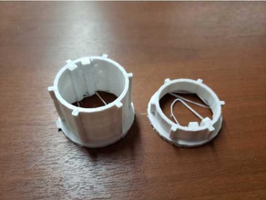 roller curtain pipe adapter 38 mm 50 replacement parts 3d print model - Mito3D