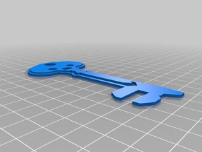 key bookmark hobby 3d print model - Mito3D