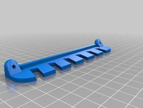 mi personalizados llave en rack organización personalizado 3d print model - Mito3D