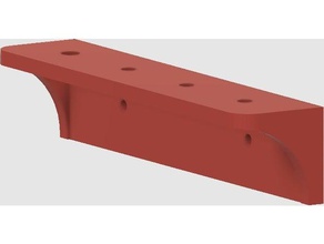 precision screwdriver shelf tool holders & boxes mount holder 3d print model - Mito3D