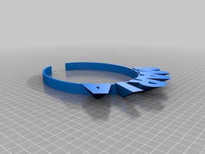 hairband maria aksesuarlar özelleştirilmiş 3d print model - Mito3D