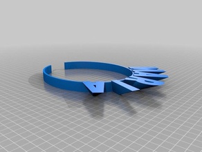 Haarband maria 2 - Zubehör kundengebundene 3d print model - Mito3D