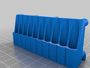 file holder peg b tool holders & boxes customized 3d print model - Mito3D