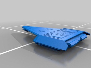 star wars quasar de la clase crucero detallada La impresión en 3d 3d print model - Mito3D