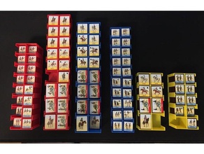command & cores napoleonics organizador brinquedo acessórios para jogos 3d print model - Mito3D