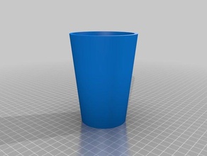 my customized water cup customizer food & drink 3d print model - Mito3D