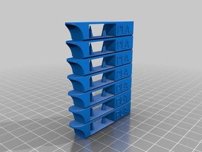 180 - 210 pla hatchbox temp Turm 3d-Druck-tests kundengebundene filament Temperatur-test Temperatur tower 3d print model - Mito3D
