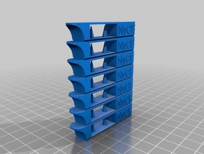 my customized customizer - extruder temperature tower 3d printing tests 3d print model - Mito3D