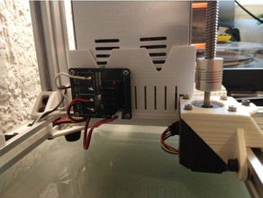 d-bot fuente de alimentación vertical la base Impresora 3d accesorios dbot montaje vslot 3d print model - Mito3D
