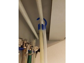 hosehanger clip utensili & caselle per l'homebrewing tubo flessibile la fascetta 3d print model - Mito3D