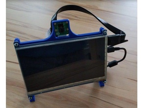 framboesa - display kamerahalter hobby halter waveshare 3d print model - Mito3D
