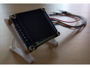 halterung rgb 1,5 inç ekran waveshare hobi yular 113,5 3d print model - Mito3D