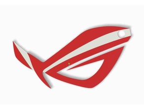 republic gamers logo pendant signs & logos 3d print model - Mito3D