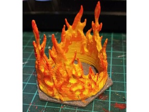 fire hex games nightvault shadespire warhammer underworlds 3d print model - Mito3D